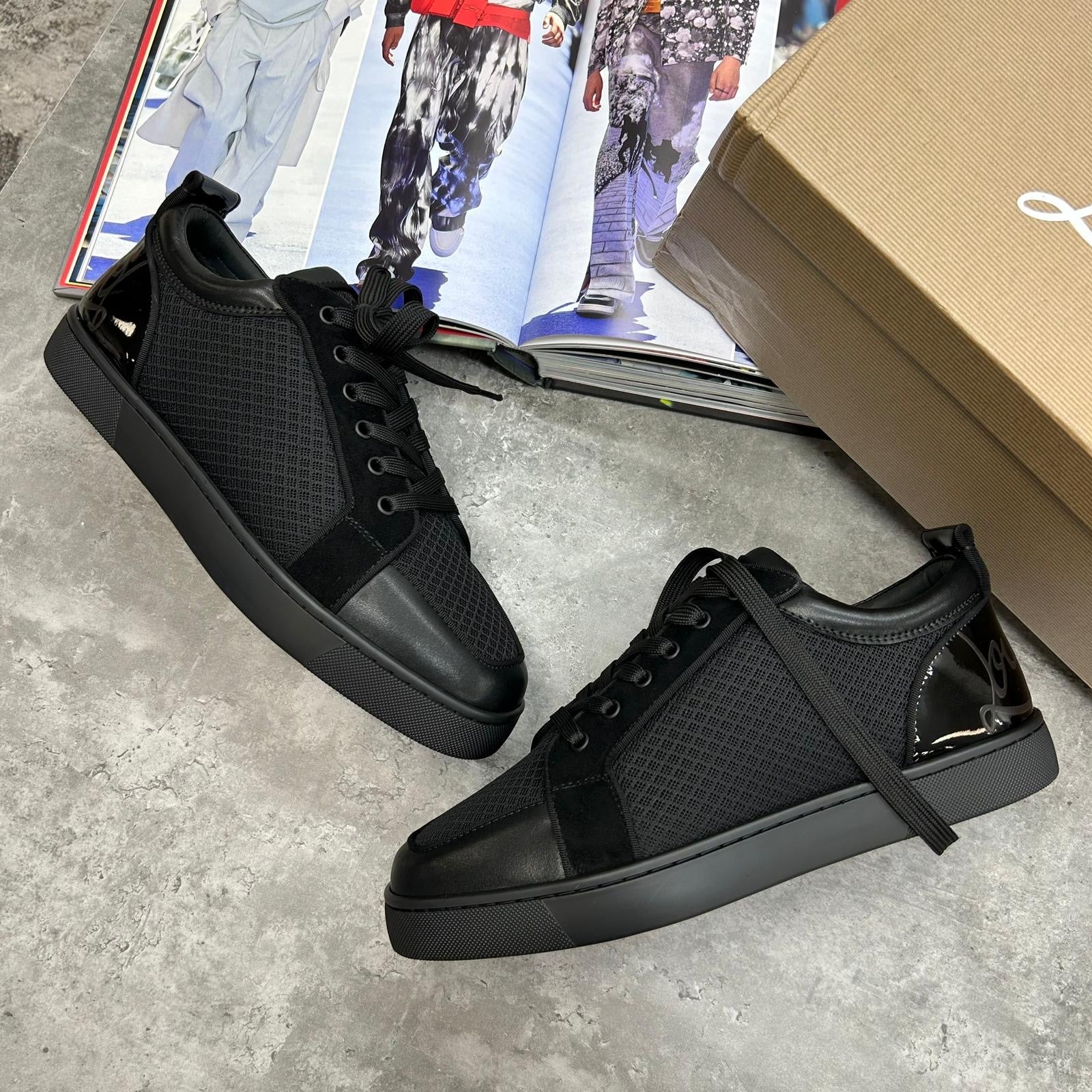 christian louboutin - trainer - black